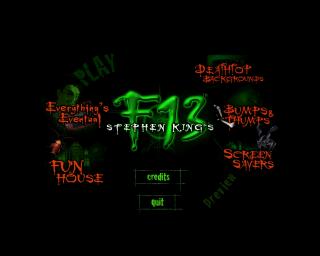 Stephen King's F13 - PC Screen