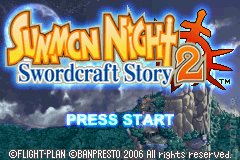 Summon Night: Swordcraft Story - GBA Screen