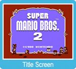 Super Mario Brothers 2 - NES Screen