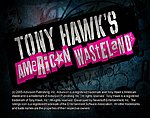Tony Hawk's American Wasteland - Xbox Screen
