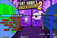 Tony Hawk's Underground 2 - GBA Screen