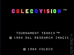 Tournament Tennis - Colecovision Screen