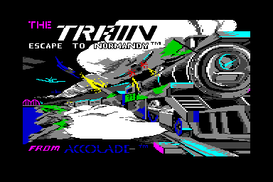 The Train: Escape To Normandy - C64 Screen