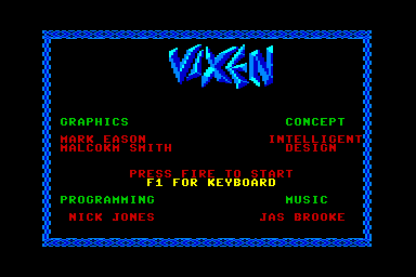 Vixen - C64 Screen