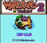 Wario Land II - Game Boy Color Screen