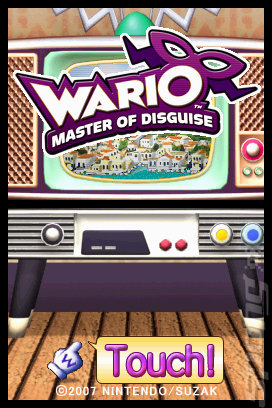 Wario: Master of Disguise - DS/DSi Screen