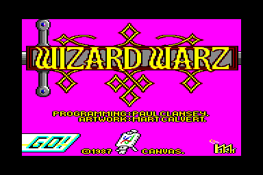 Wizard Warz - C64 Screen