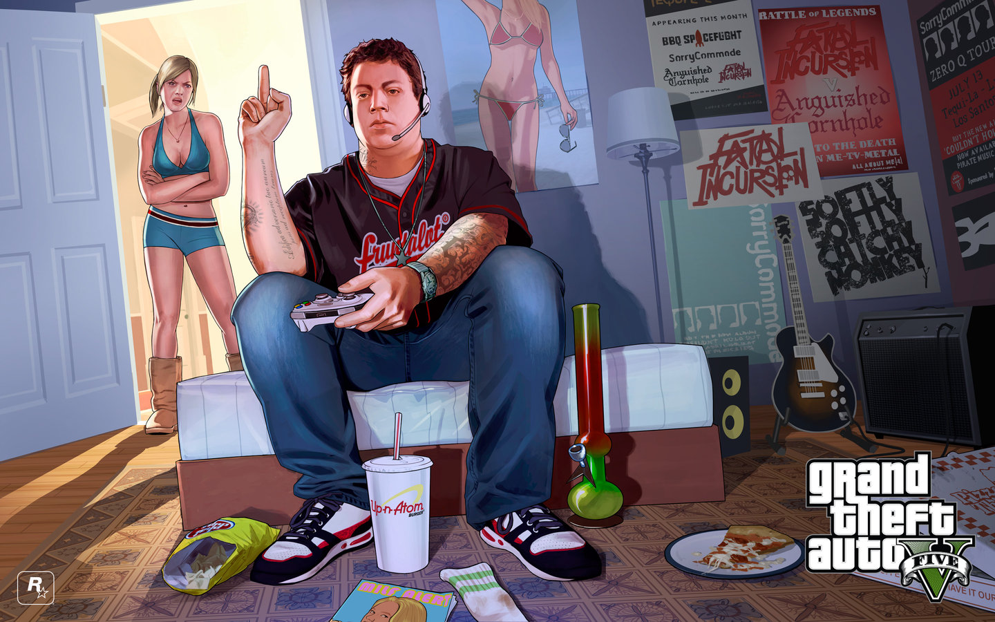 Grand Theft Auto V - PS4 Wallpaper